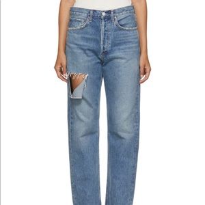 Agolde blue 90s mid rise jeans 27